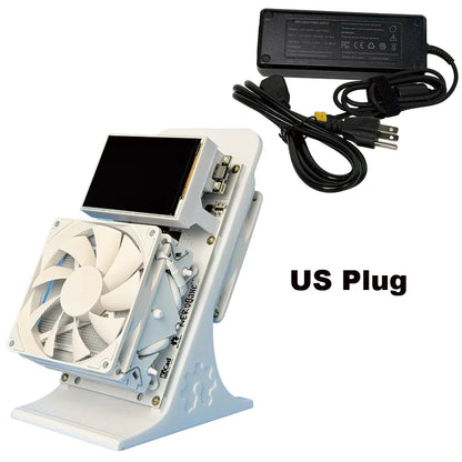 NerdQaxe++ Rev6.1 Bitcoin Miner 6Th/s 100W Low Power SHA-256 ASIC 2.4G WiFi Quiet Open-Source Home BTC Mining Machine