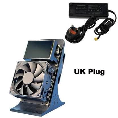 NerdQaxe++ Rev6.1 Bitcoin Miner 6Th/s 100W Low Power SHA-256 ASIC 2.4G WiFi Quiet Open-Source Home BTC Mining Machine