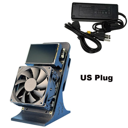 NerdQaxe++ Rev6.1 Bitcoin Miner 6Th/s 100W Low Power SHA-256 ASIC 2.4G WiFi Quiet Open-Source Home BTC Mining Machine