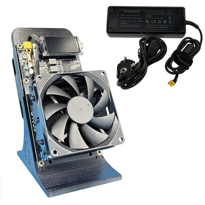NerdQaxe++ Rev6.1 Bitcoin Miner 6Th/s 100W Low Power SHA-256 ASIC 2.4G WiFi Quiet Open-Source Home BTC Mining Machine
