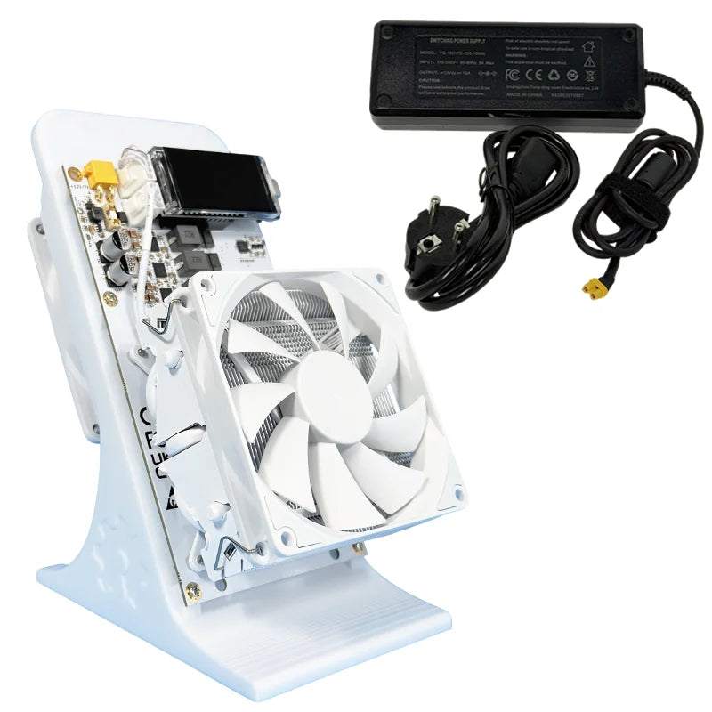 NerdQaxe++ Rev6.1 Bitcoin Miner 6Th/s 100W Low Power SHA-256 ASIC 2.4G WiFi Quiet Open-Source Home BTC Mining Machine