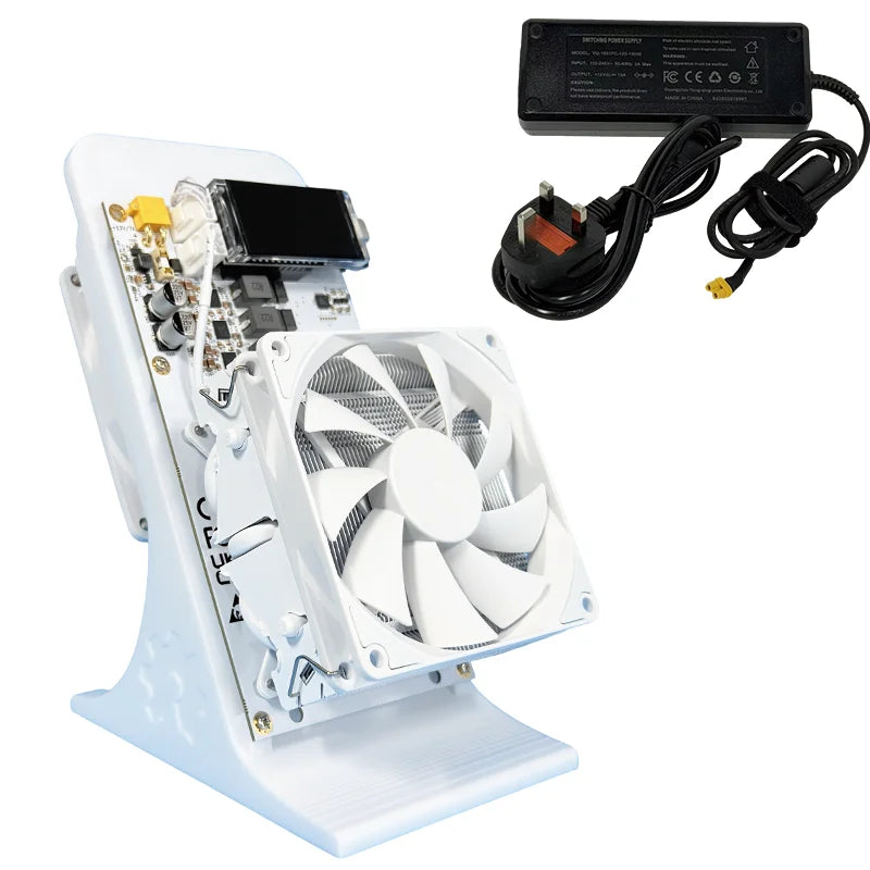 NerdQaxe++ Rev6.1 Bitcoin Miner 6Th/s 100W Low Power SHA-256 ASIC 2.4G WiFi Quiet Open-Source Home BTC Mining Machine